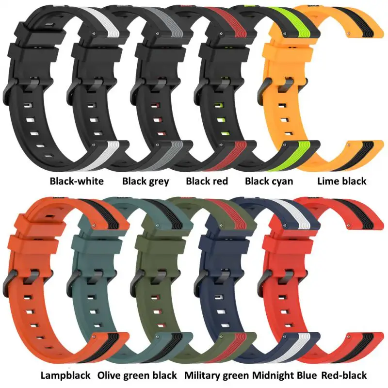 

New Silicone Bracelet For Huawei Gt3 Se Smart Watch Strap Universal Belt Watchstrap Sport Bracelet 22mm Replacement Strap