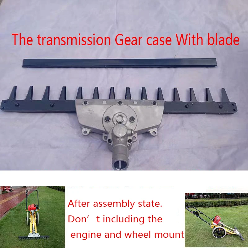 Spare Transimission Gearbox Case Blade Hand Push Wheel Land Reclamation Orchard Grass Trimmer Scissor Cutter Animal Lawn Mower