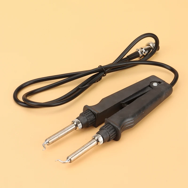 902 ESD SMD двойной паяльник Пинцет ручка зажим нагревательные плоскогубцы паяльная