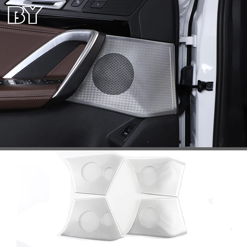 

Декоративный динамик для двери из нержавеющей стали для BMW X1 U11 2023 2024, аксессуары для модификации интерьера автомобиля