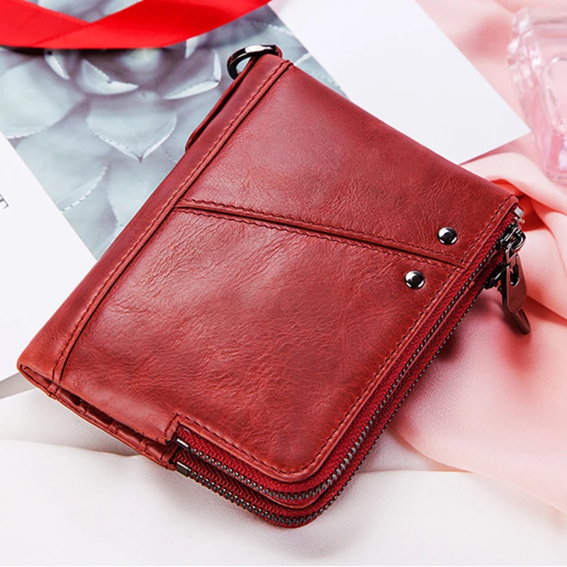

Мужской бумажник, вертикальный кошелек в деловом стиле с отделением для кредитных карт, кошелек на молнии, бумажник, блокирующий телефон