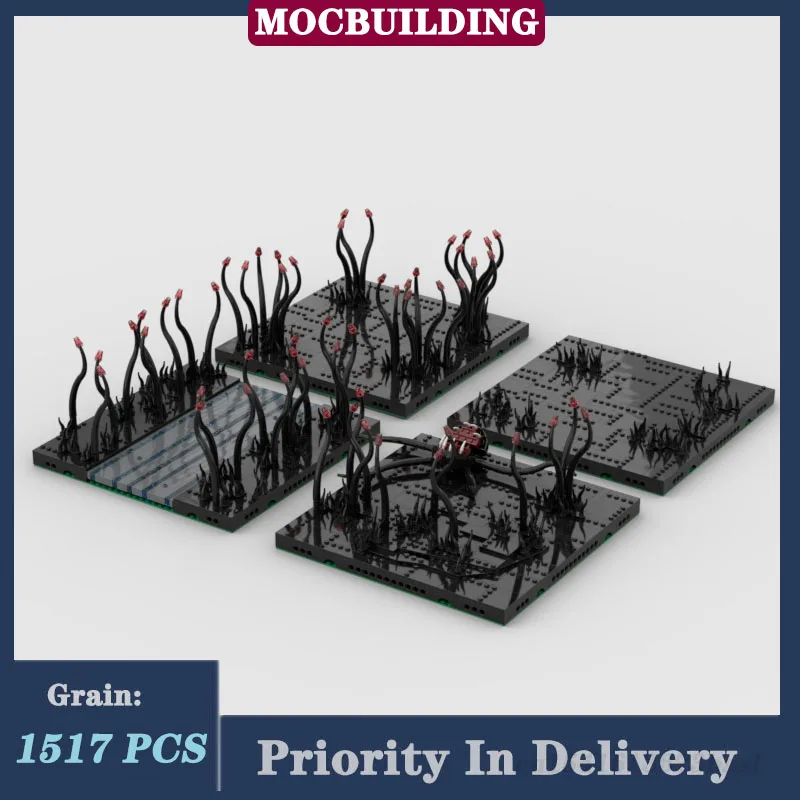 

MOC Space Wars Playset Model Building Block Assembly DIY Landscape Vehicle Collection Series Boy Toy Gifts