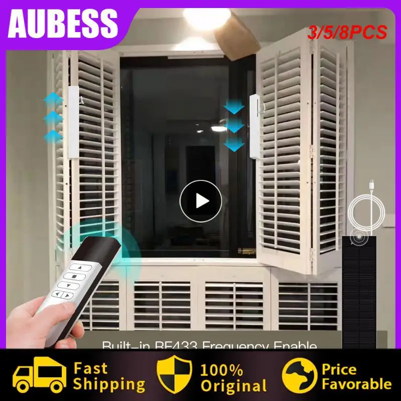 

3/5/8 шт., смарт-жалюзи с Usb-зарядкой