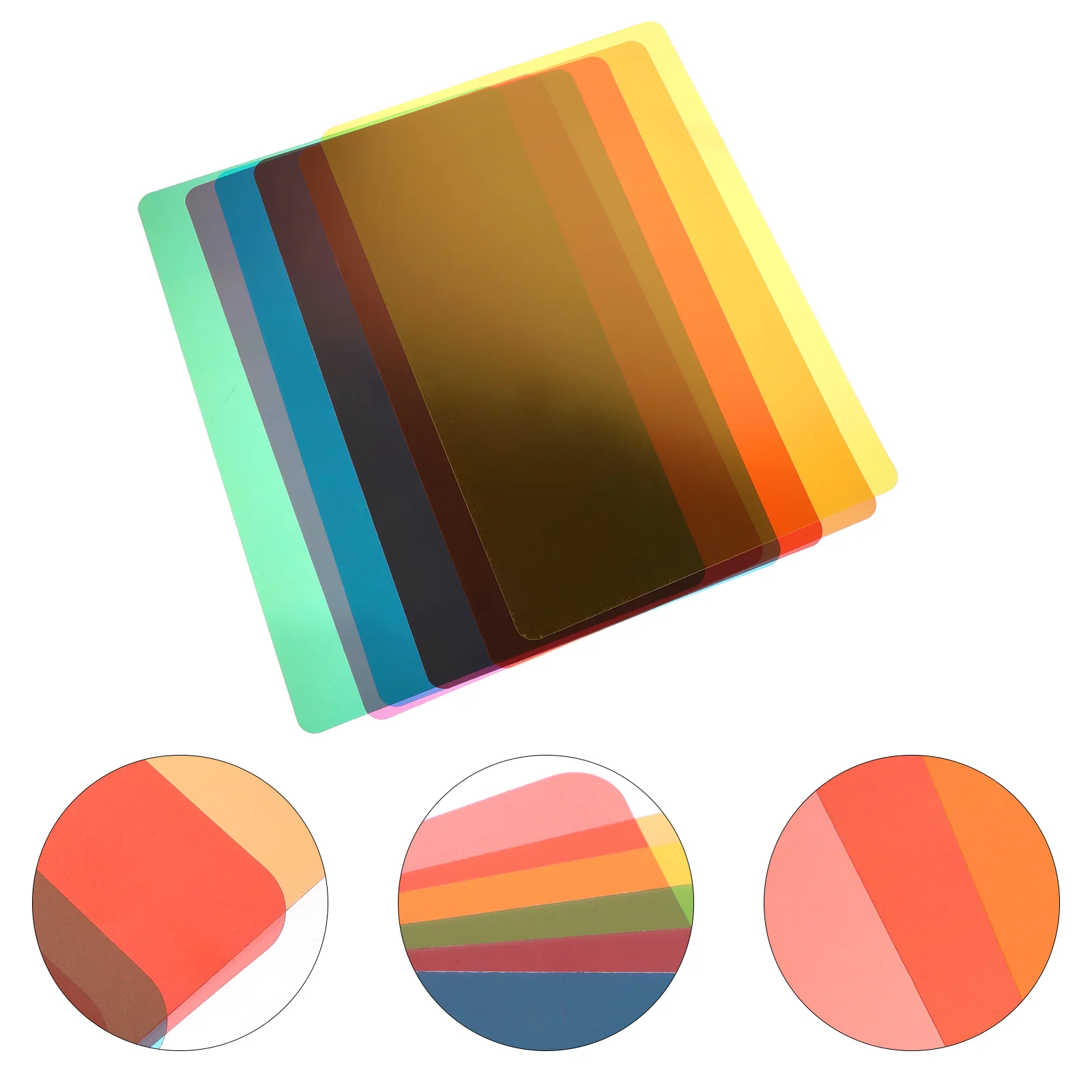 

6pcs Prime Durable Highlight Sturdy Reading Strip Colored Overlay Page Marker for Reading School