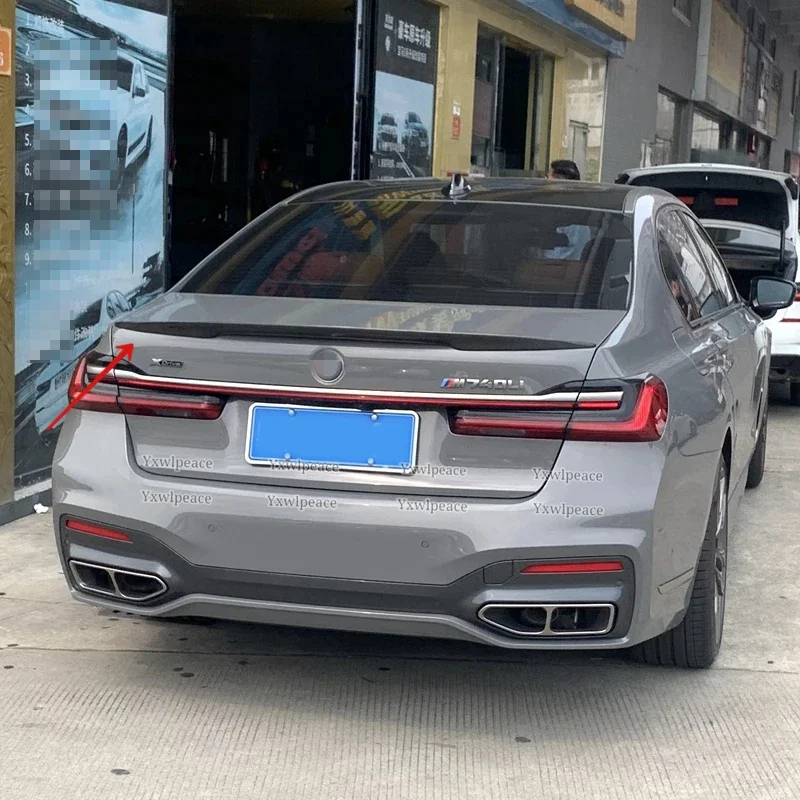 Задний спойлер багажника из углеродного волокна в стиле P Стайлинг автомобиля