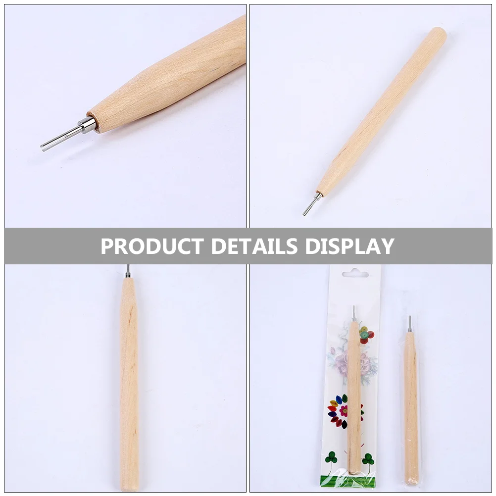 6 шт. бумажная ручка из бревен инструменты для квиллинга домашний DIY валик бисера