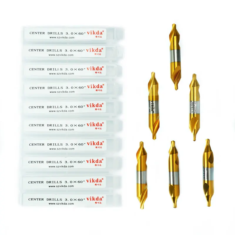 

Vikda Hss-co Self-centering Drill Bit Set Cutting Center Point Hole Or Center Point For Aluminium And Aluminium Alloys