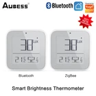 Умный ZigBee AUBESS, Bluetooth-датчик яркости, датчик влажности и температуры, умное управление через приложение