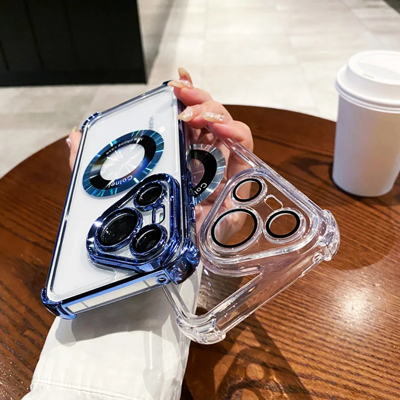 Чехол для телефона Magsafe с беспроводной зарядкой Huawei Pura 70 Ultra P50 P40 P30 Pura70 Pro Plus