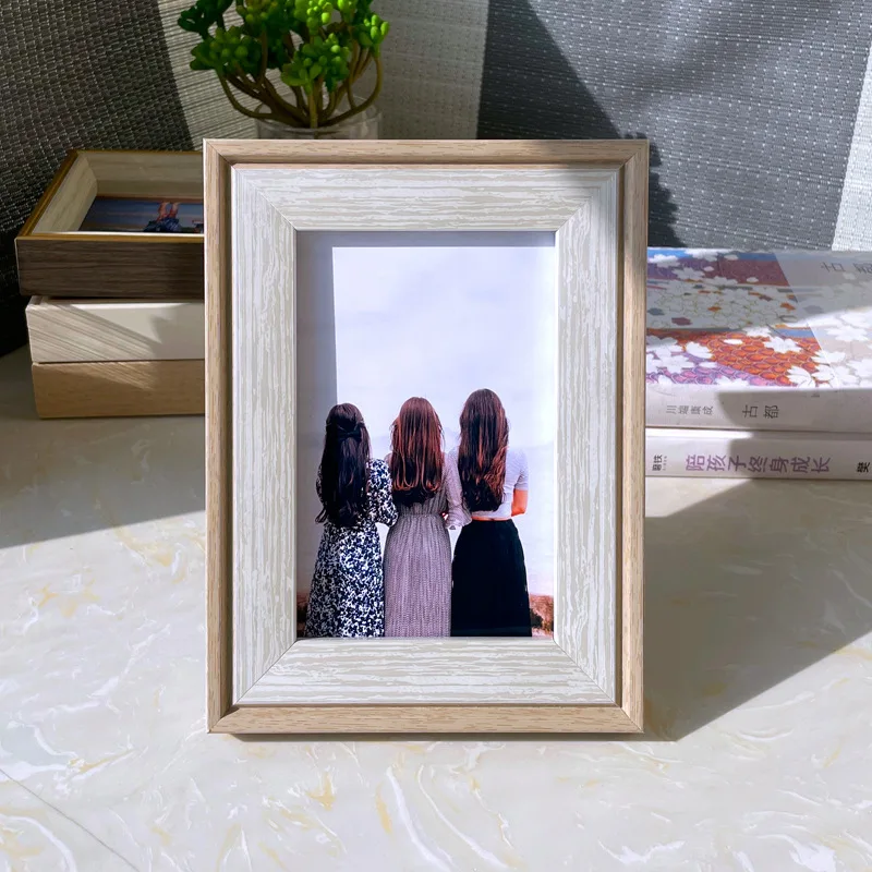 

1320liyou Simple wooden picture frame table 5 "6" 7 "8" 10 "A4 creative Chinese mounted wall picture frame
