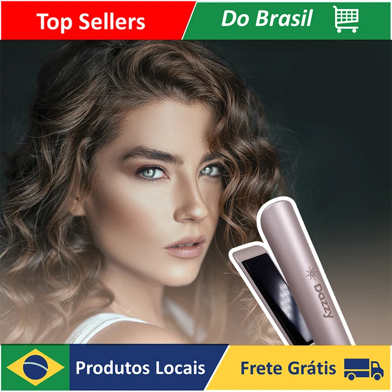 

Hair Straightener Styling Tool Ceramic Flat Irons Straightening Iron Temperature Adjustment Hair Curler Flat Beard Straightener