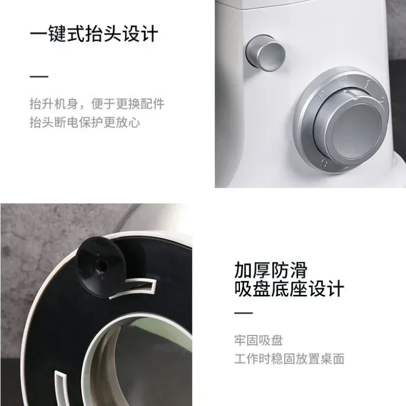 Small Home Automatic Kitchen Machine 220V Bread Mixer Dough Aid Commercial Stand Spiral Robot Cake.Stand