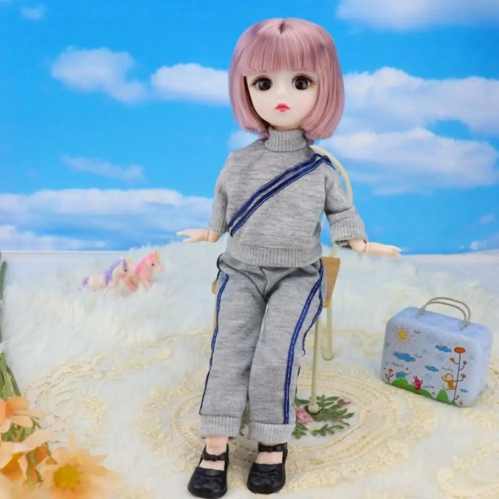 1/6 SD 30 см Bjd Doll с одеждой Привлекательные глаза париком Макияж Принцесса Одеваются