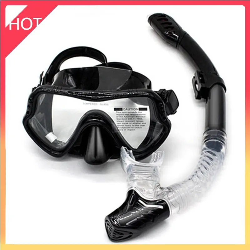 

Wide View Scuba Diving Mask Silicone Skirt Three-Lens Panoramic Dive Mask Snorkeling for Adults scuba diving mask cover