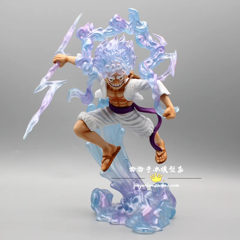 

28CM One Piece Luffy Gear 5 Figure Sun God Nika Anime Action Figurine PVC Statue Model Collection Doll Desk Decoration Toys Gift