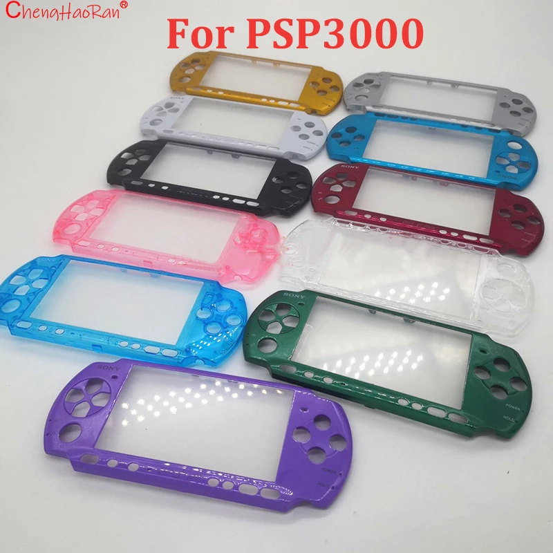 Фото 1 шт. запасные части для Sony PSP 3000, крышка передней панели с логотипом, передняя крышка игровой консоли №1