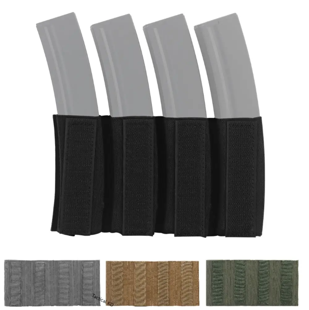 

Tactical Magazine Insert Pouch For MP5 MP7 Elastic Built-in Holder Airsoft Mag Bag Portable Holster Chest Rig Vest Magazines