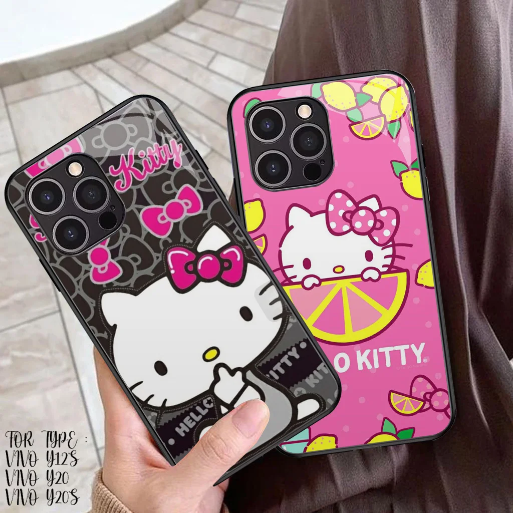 T-60 Cute Hello Kitty чехол из закаленного стекла для Xiaomi POCO X6 C61 Redmi Note 9A 9 9C 9T 9S Pro Max 5G