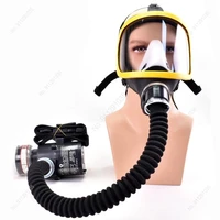protective electric constant flow supplied air system gas mask respirator workplace safety supplie full face gas mask respirator