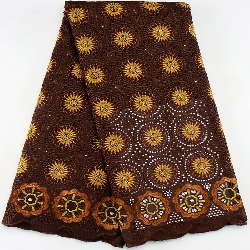 Новейшая швейцарская вуаль кружева в Швейцарии Высококачественная африканская