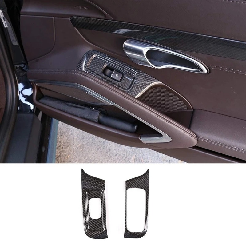 Для Porsche 718 2016-2019 911 2016-2018 кнопки для стеклоподъемника автомобиля из сухого