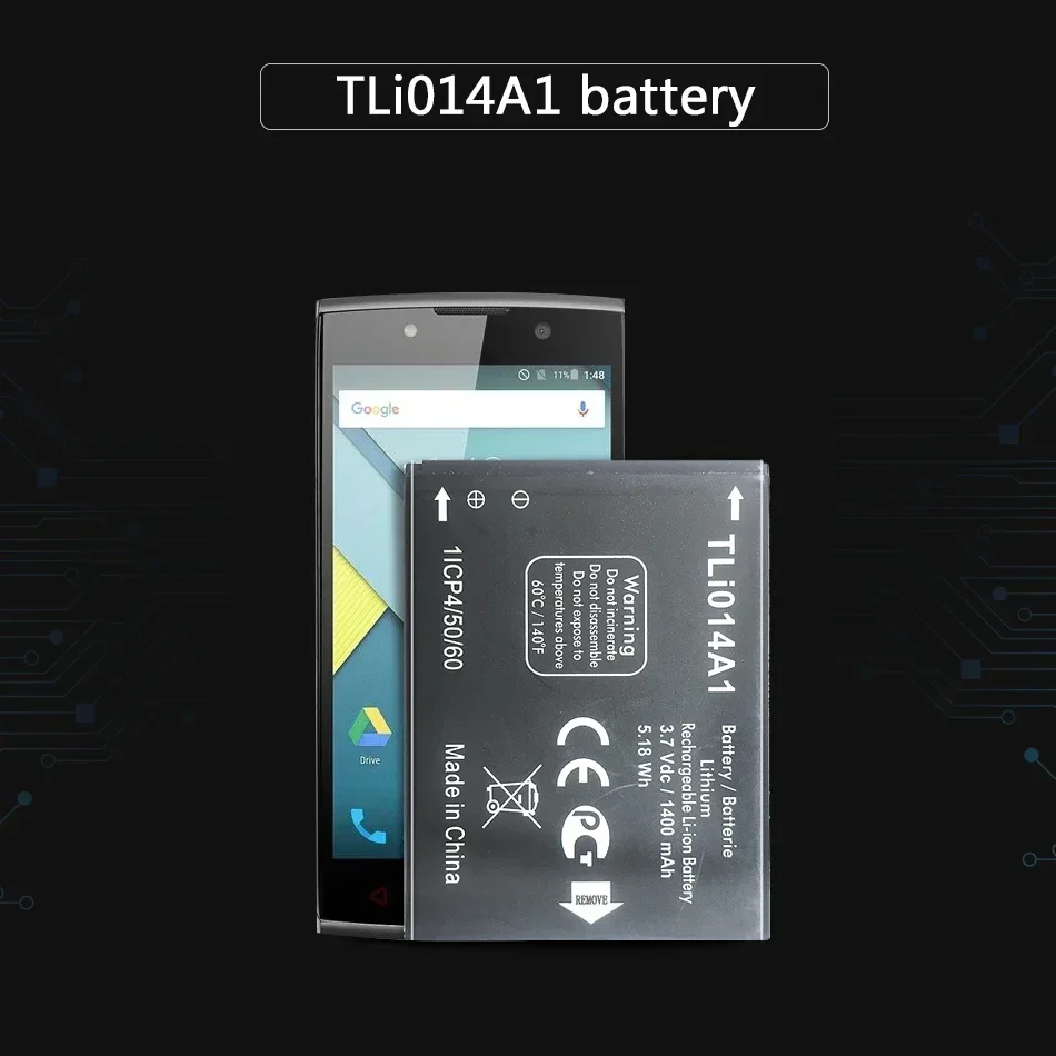 Аккумулятор Tli014A1 для Alcatel M'Pop 5020 5020D Fire 4012 4012A Pixi 3 4 5 &quot4027 4027D/A 4027X 4010 1400 мАч