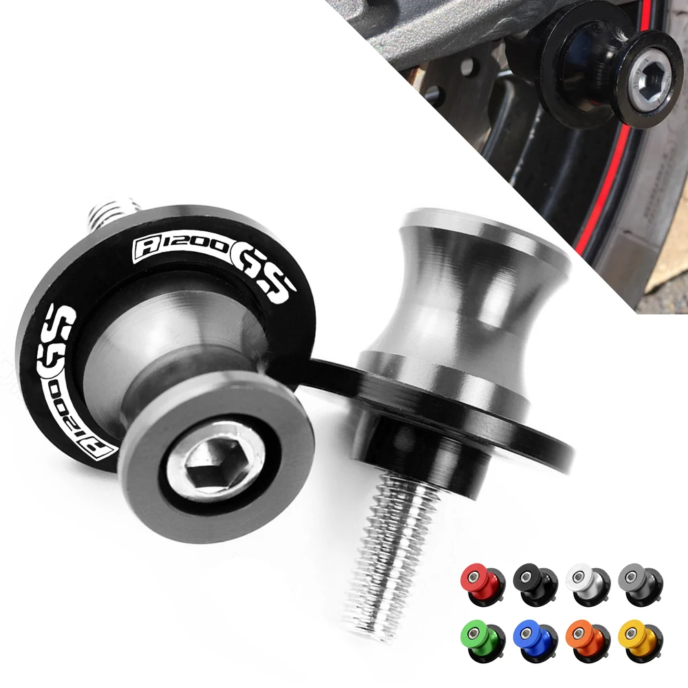 

8 мм для BMW R1200GS 2006 2007 2008 (2006-2014) 2007 катушки для мотоцикла Swingarm слайдер 8 мм поворотные винты Слайдеры Катушки подставка рычаг