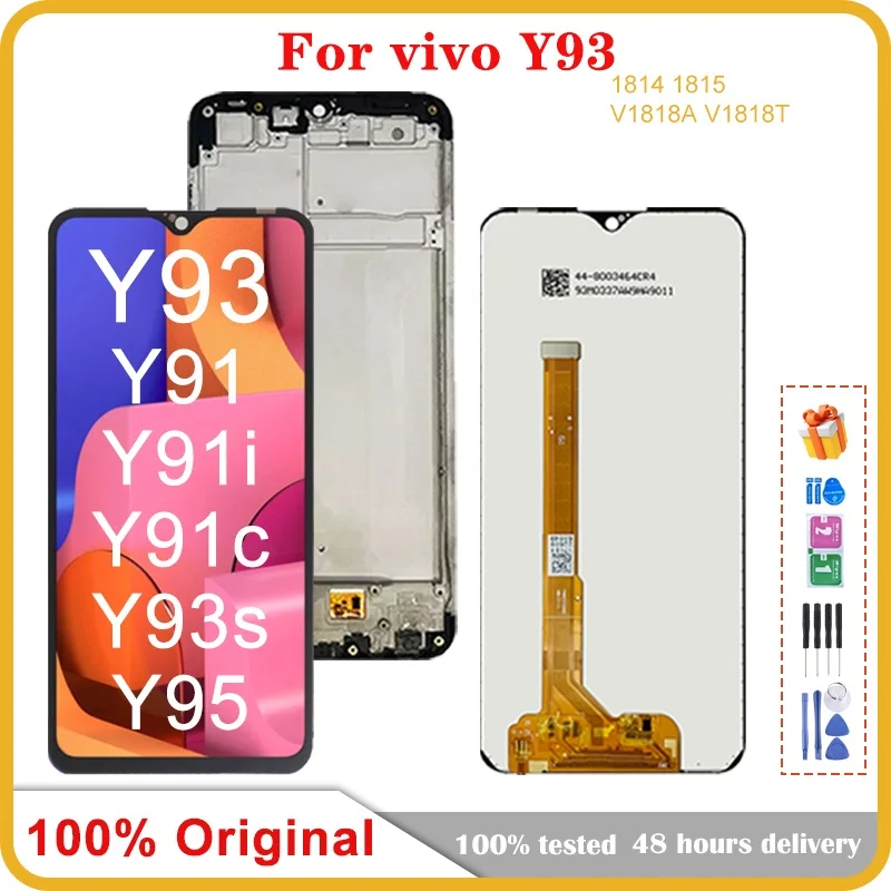 Оригинальный ЖК-дисплей для Vivo Y91 Y91i Y91c Y93 Y95, дисплей для VIVO Y93 Y93s Y93st Y95 с рамкой