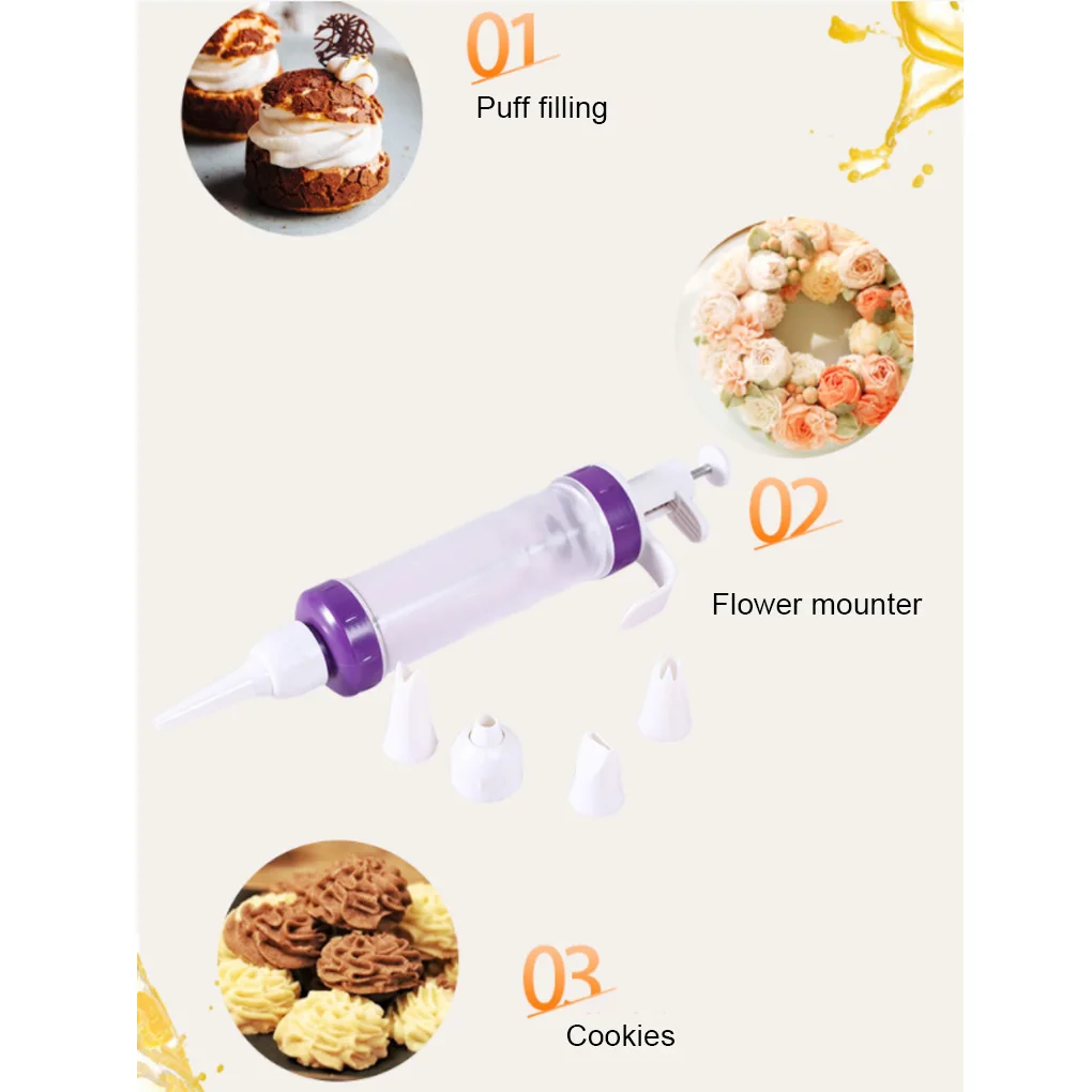 

Cookie Press Mould Nozzle Baking Tools Restaurant Hotel Bakery Beginners