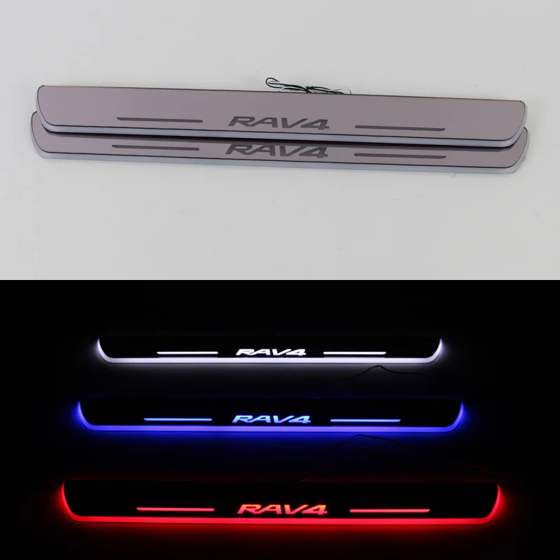 

AutoPan LED Door Sill Scuff Plate Dynamic Animation Courtesy Welcome Light Lamp For Toyota Rav-4 RAV4 2013 - 2018