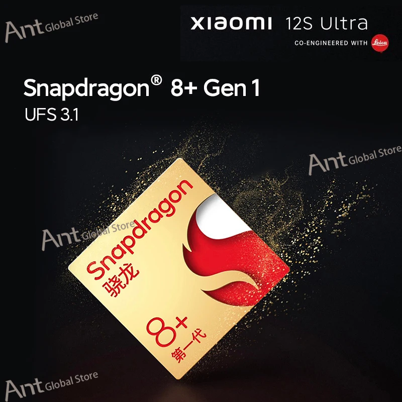 Global Rom Xiaomi 12S Ultra Smartphone Snapdragon 8 Gen 1+ 2K Screen 50MP Camera 4860mAh Battery 67w Fast Charge Mobile Phones