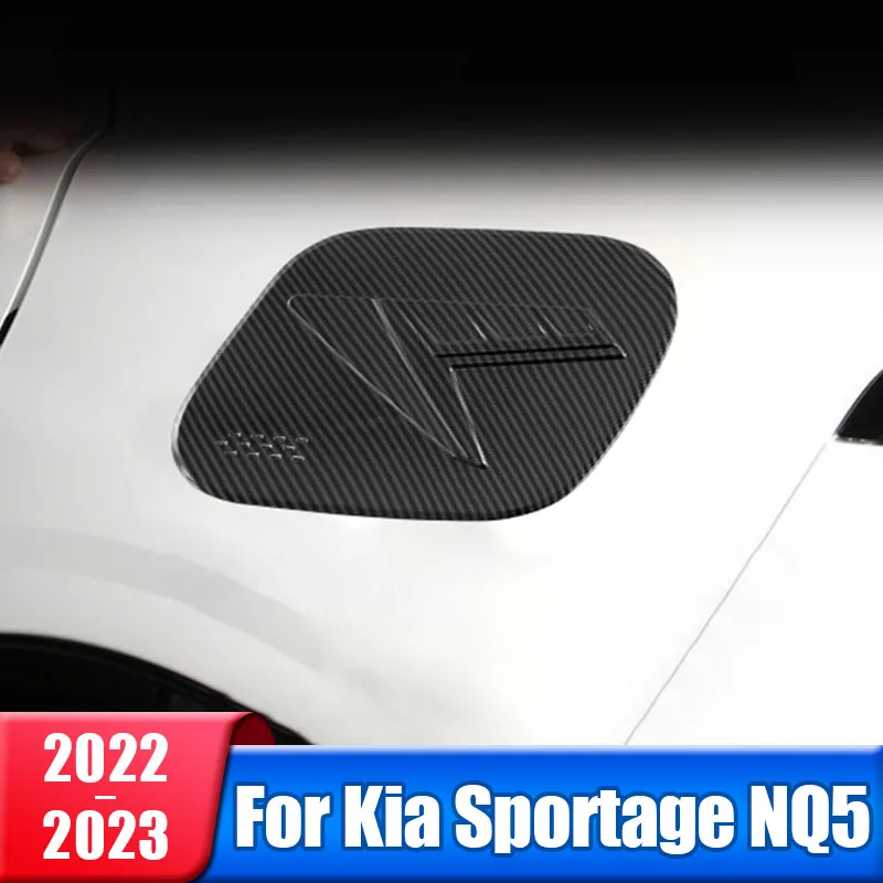 

Car Fuel Gas Tank Cover Oil Cap Decorative Sticker For Kia Sportage NQ5 2022 2023 Hybrid X GT Line HEV Exterior Accessories