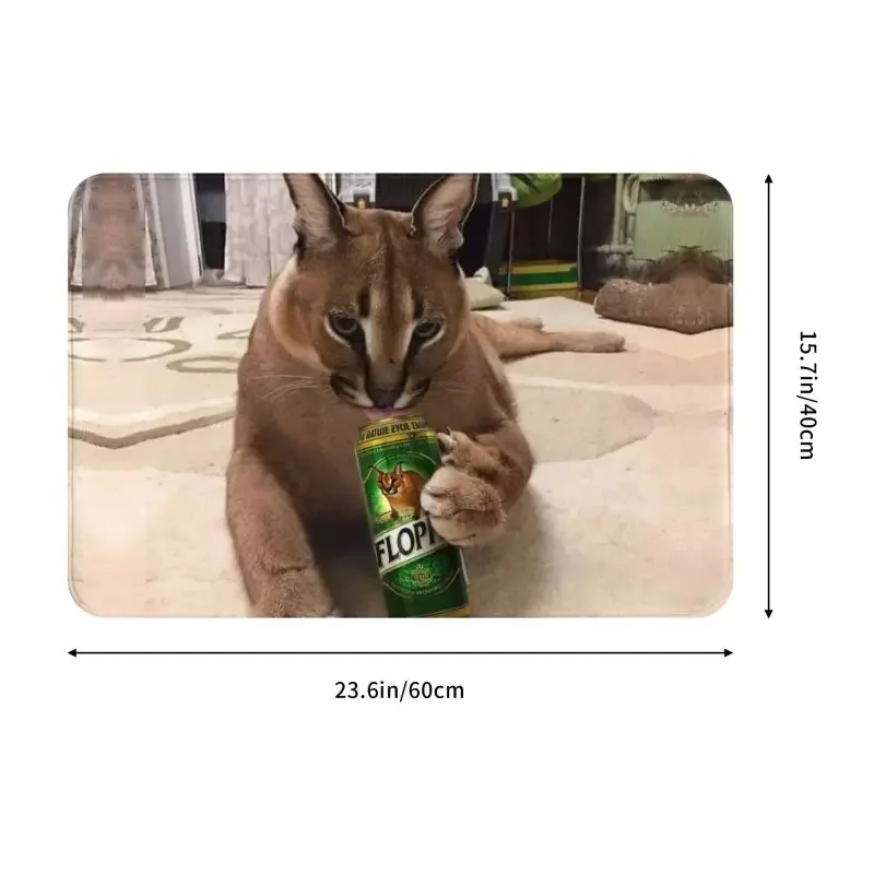 Большой Floppa Meme передняя дверь напольные входные коврики уличный забавный