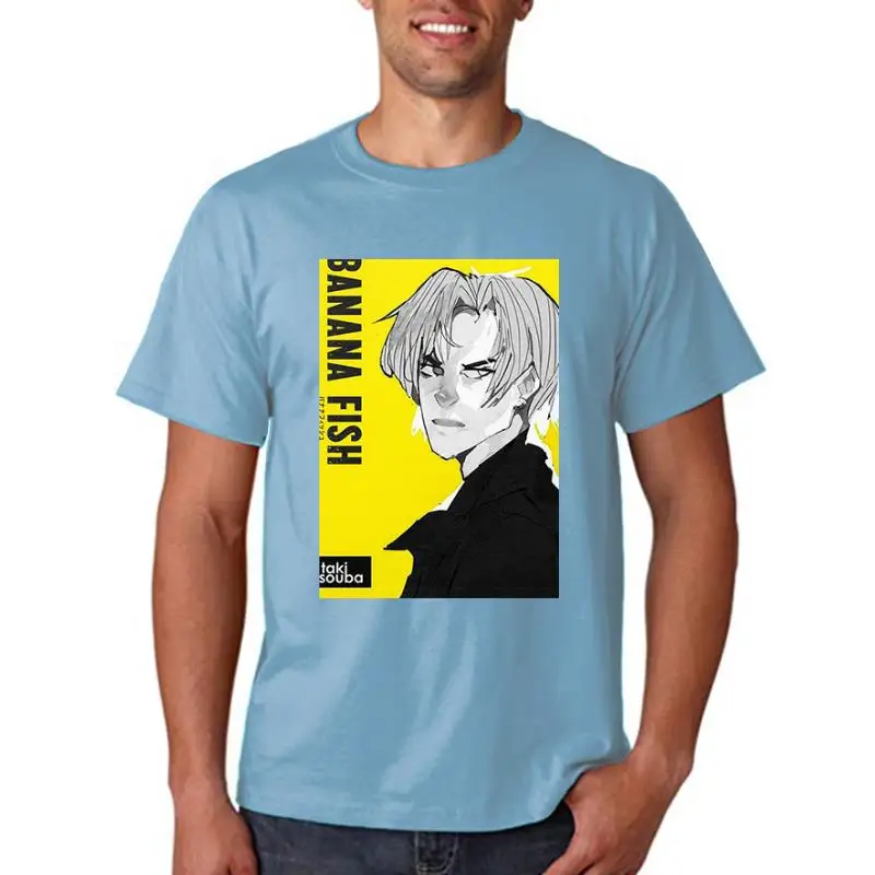 

Banana Fish Art Print T-Shirts Womenfunny Street Streetwear Aesthetic Oversized Short Sleeved Casual Breathable Womans T Shirt
