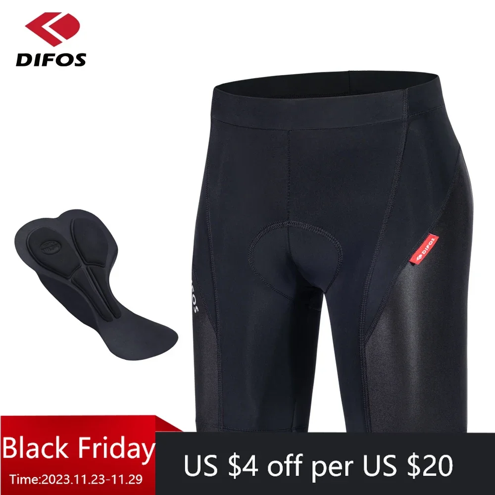 

DIFOS Cycling Men's Shorts Summer MTB Bike Cycling Pants Tights Downhill MTB Road Bicycle Shorts Breathable 4D Pad Asian Size