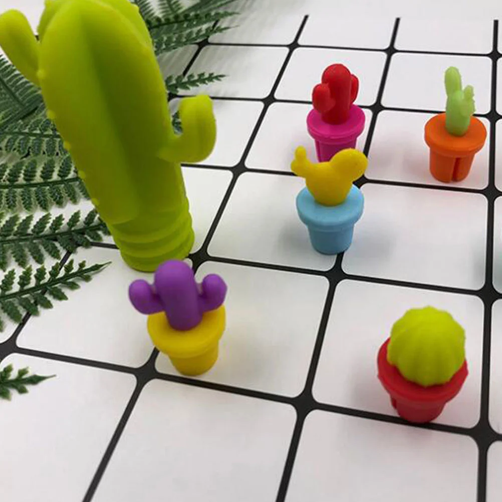 2 комплекта/14 коктейльных украшений для напитков этикетки пробки в форме кактуса