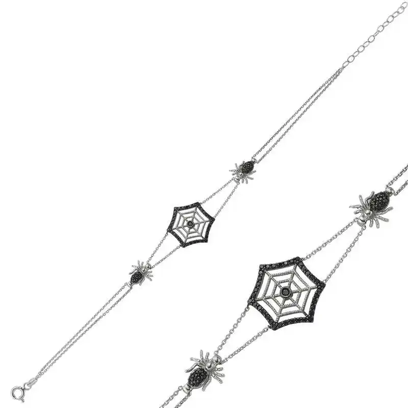 

Tevuli 925 Sterling Silver Spider web Women 'S Bracelet