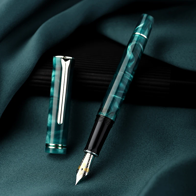 

LT Hongdian N2 Green Mist Forest Fountain Pen Бизнес-офис Студент Изысканная ручка для подписи