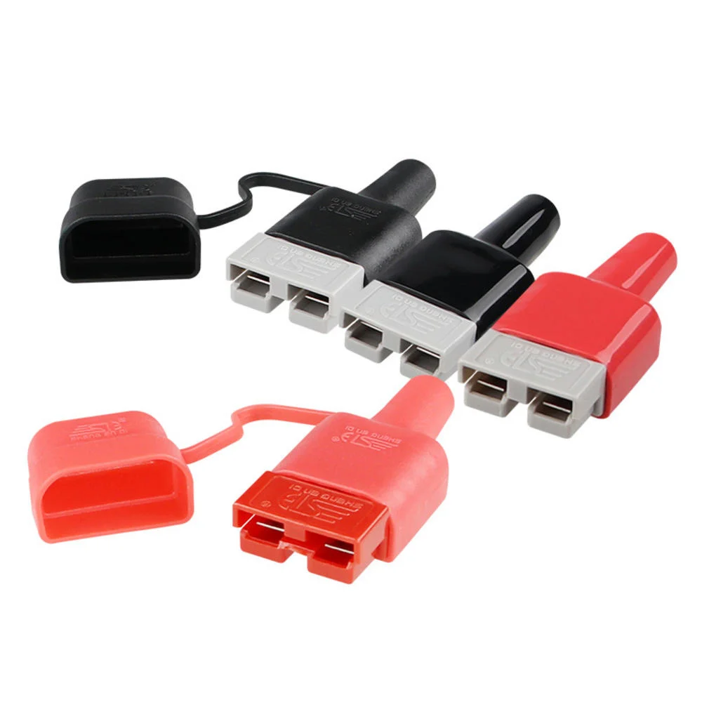 

4Pcs 50a 600v For Anderson Plug 1 2 Generation Protective Cover Ups Power Connector Connector Pvc Waterproof Rubber Sleeve Case