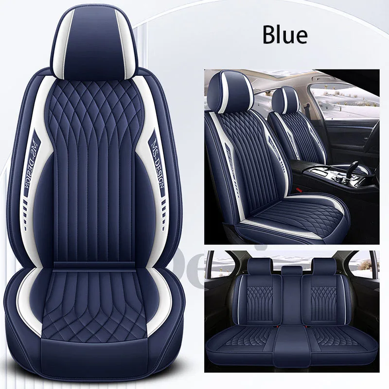 Универсальные кожаные чехлы на сиденья автомобиля для Isuzu D-MAX аксессуары всех