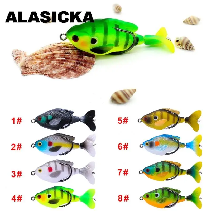 

1pcs 7.5cm 8.5g Rotate Tail Crank Fishing Lure Wobbles Topwater Soft Bait Lifelike Artificial Hard Bait Bass Pike Fishing Tackle