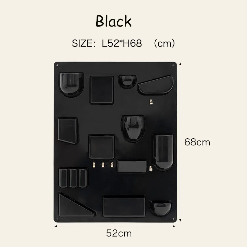 

Настенный органайзер ABS красный 68x52 см