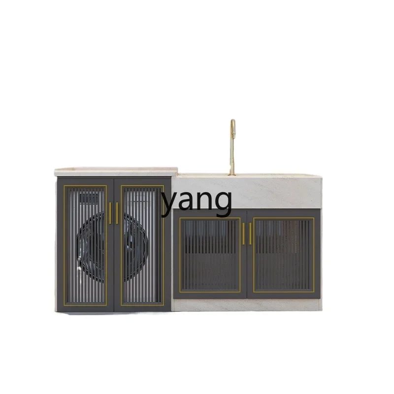 ZL наружная интегрированная балконная раковина для стирки с натирающей доской