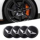 Металлическая 3d-эмблема Genesis, 4 шт., 56 мм, для Hyundai I30, I20, IX35, I40, Tucson, Getz, Sonata, Veloster, Elantra