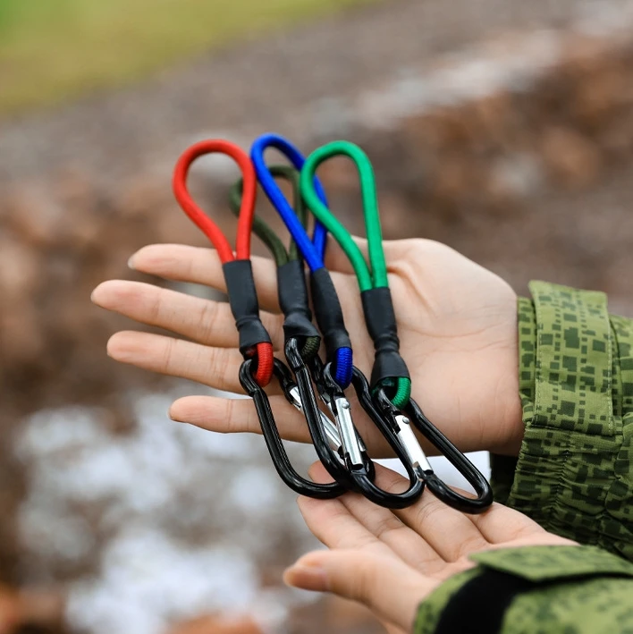 Эластичный веревочный крючок для палатки пешего туризма портативный аксессуар
