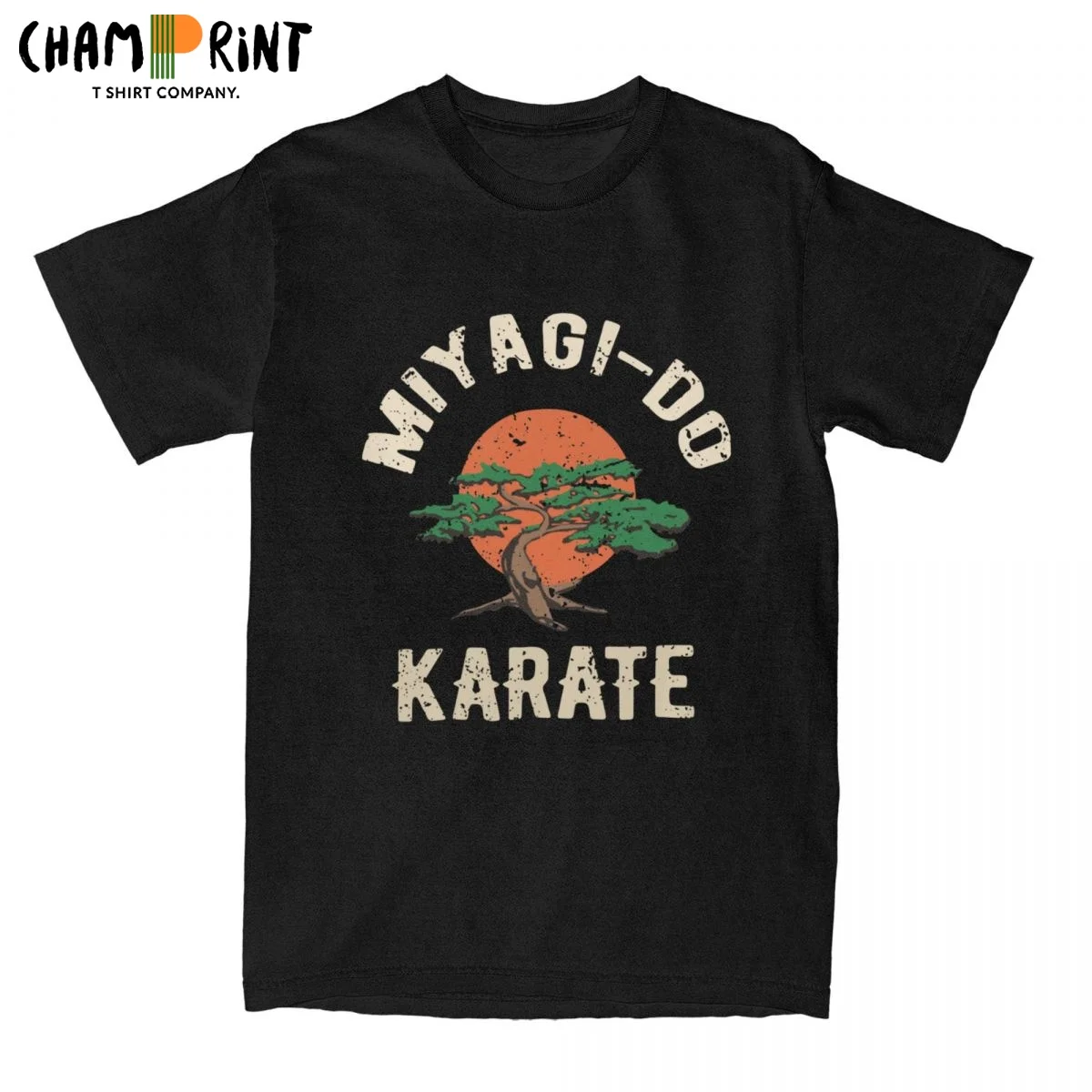 

Miyagi Do Karate Distress Karate Kid Cobra Kai Men's T Shirt Awesome Tee Shirt Short Sleeve Crew Neck T-Shirts Cotton Tops