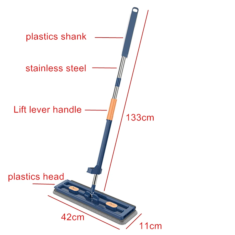 Плоская швабра из микрофибры ROTATING MOP