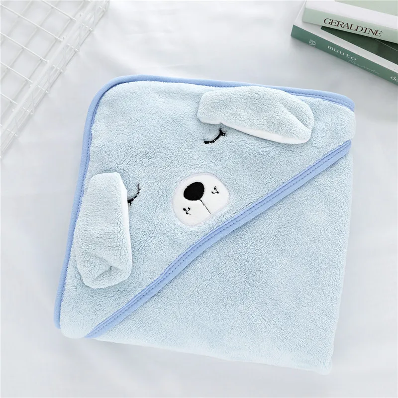 Summer Baby Blanket Infant Bear Style Cotton Square Envelop Swaddle Blanket For Newborn Baby Hooded Sleepsack Bedding Blankets