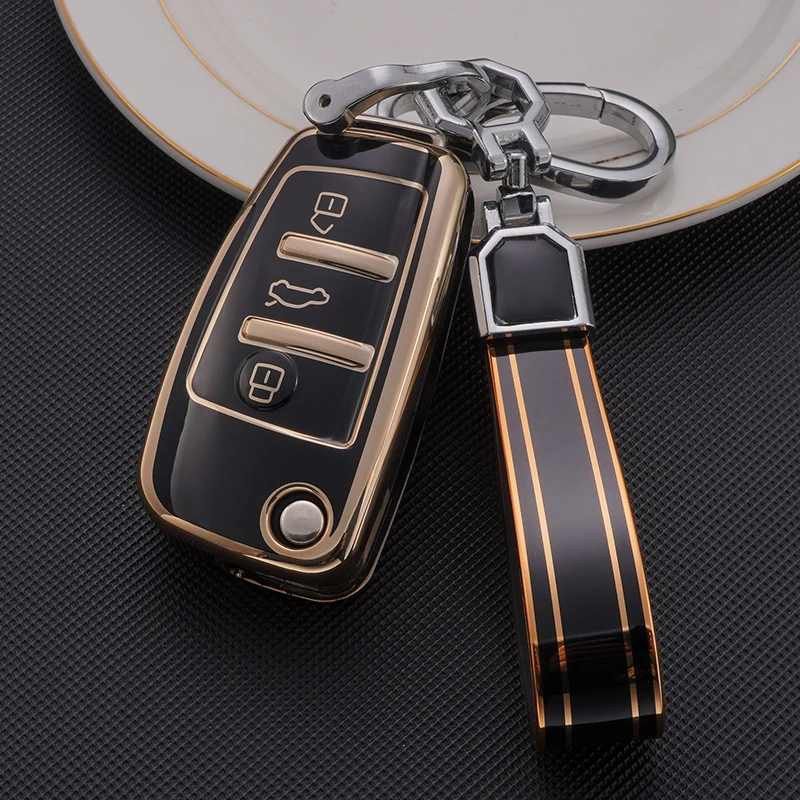 

TPU Car Key Case Cover Protection Shell krychain For Audi A1 A3 8P A4 A5 A6 A6L C7 A7 S3 S7 S8 R8 Q2 Q3 Q5 Q7 Q8 SQ5 TT RS3 RS6