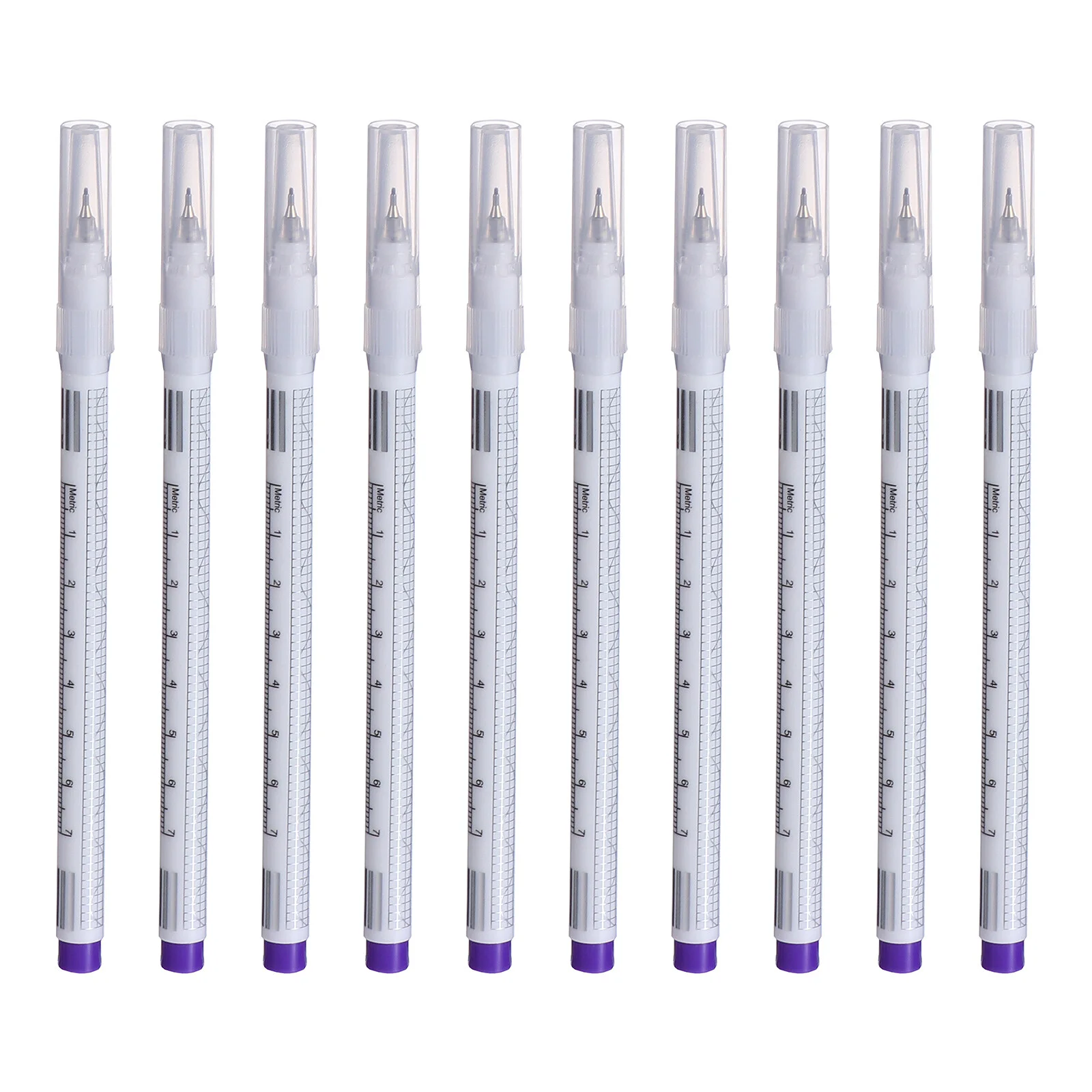 

10pcs White Colored Pencils Writing Pens Pen Skin Pen Set Ultra Fine Tip Marker